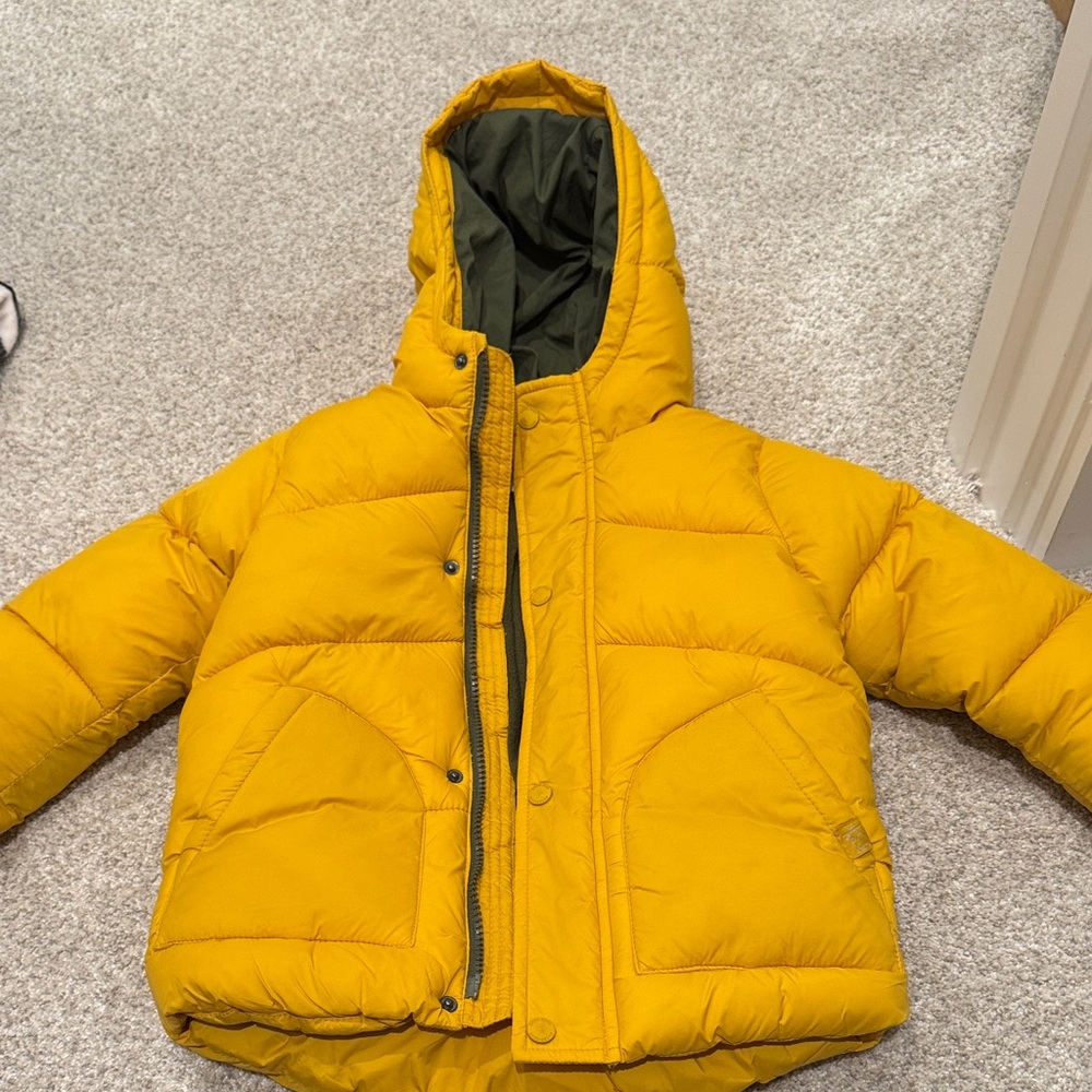 Zara Kids Mustard Puffer Jacket